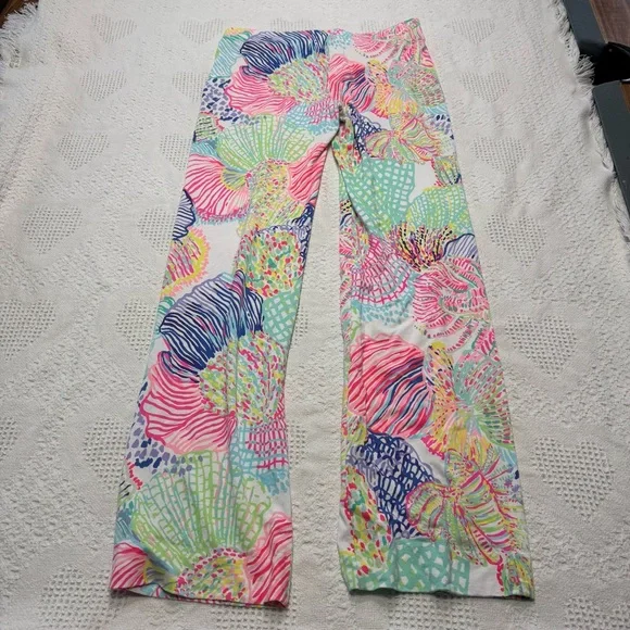 Lily Pulitzer “Roar of the Seas” Print Georgia May Palazzo Pants (M) - Picture 5 of 8